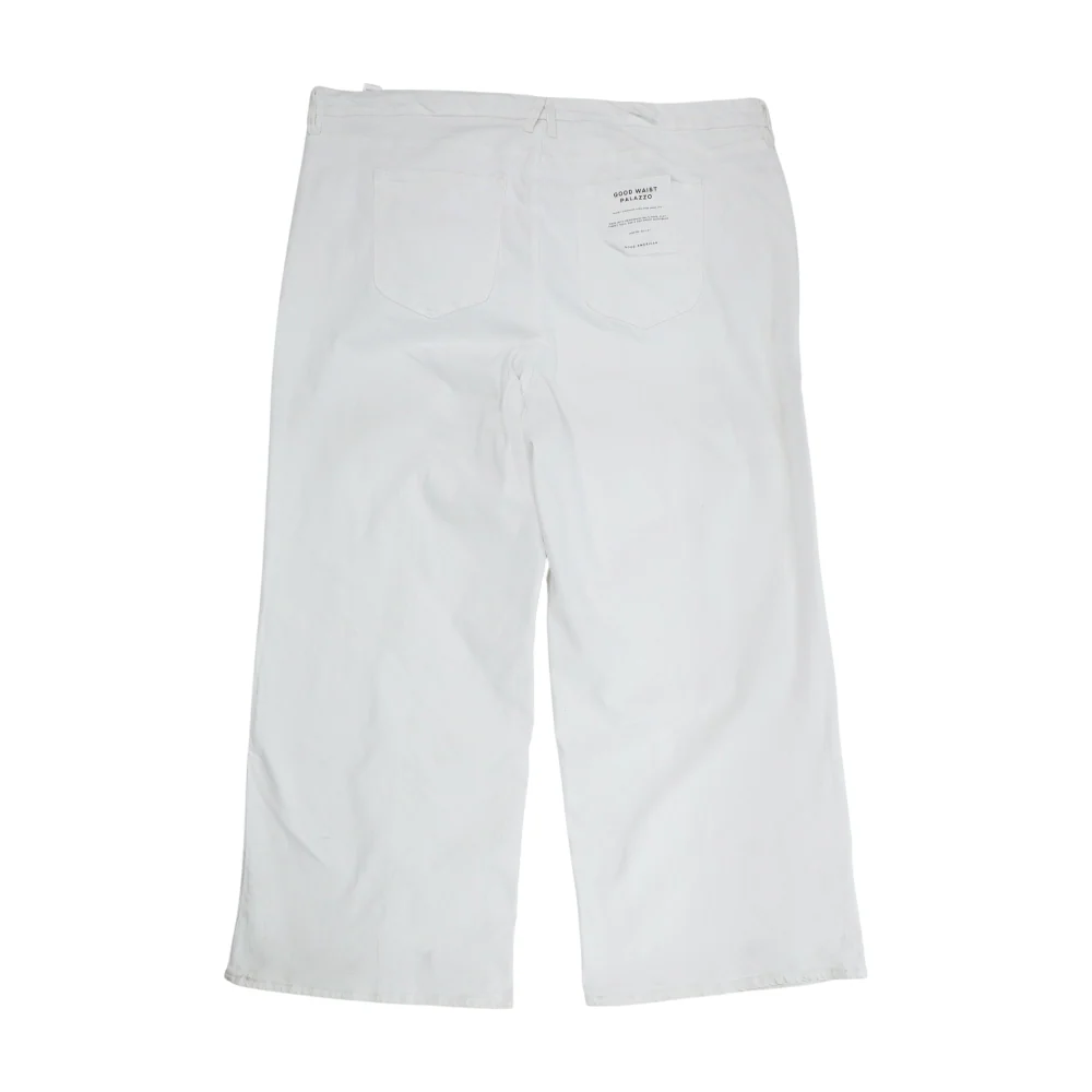 White Wide Leg Jeans - Image 2