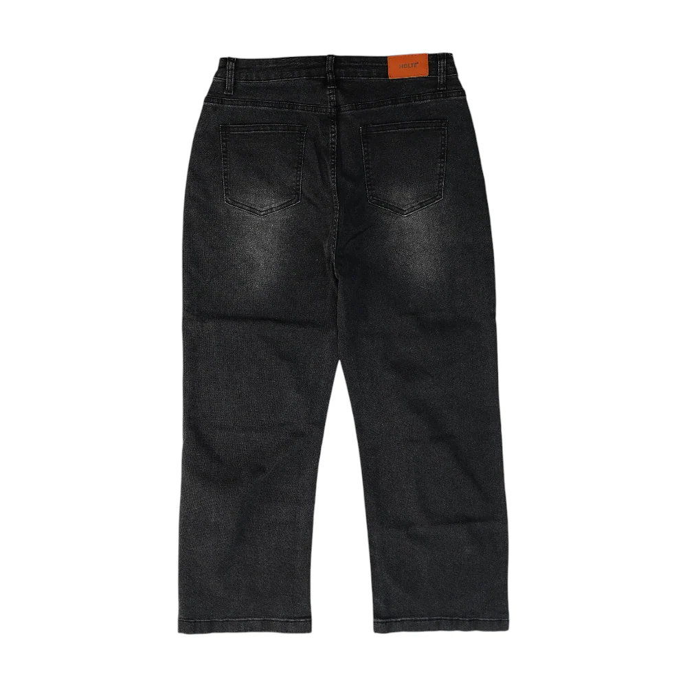 Black Wide Leg Jeans - Image 2