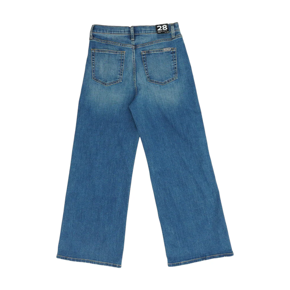 Blue Wide Leg Jeans - Image 2