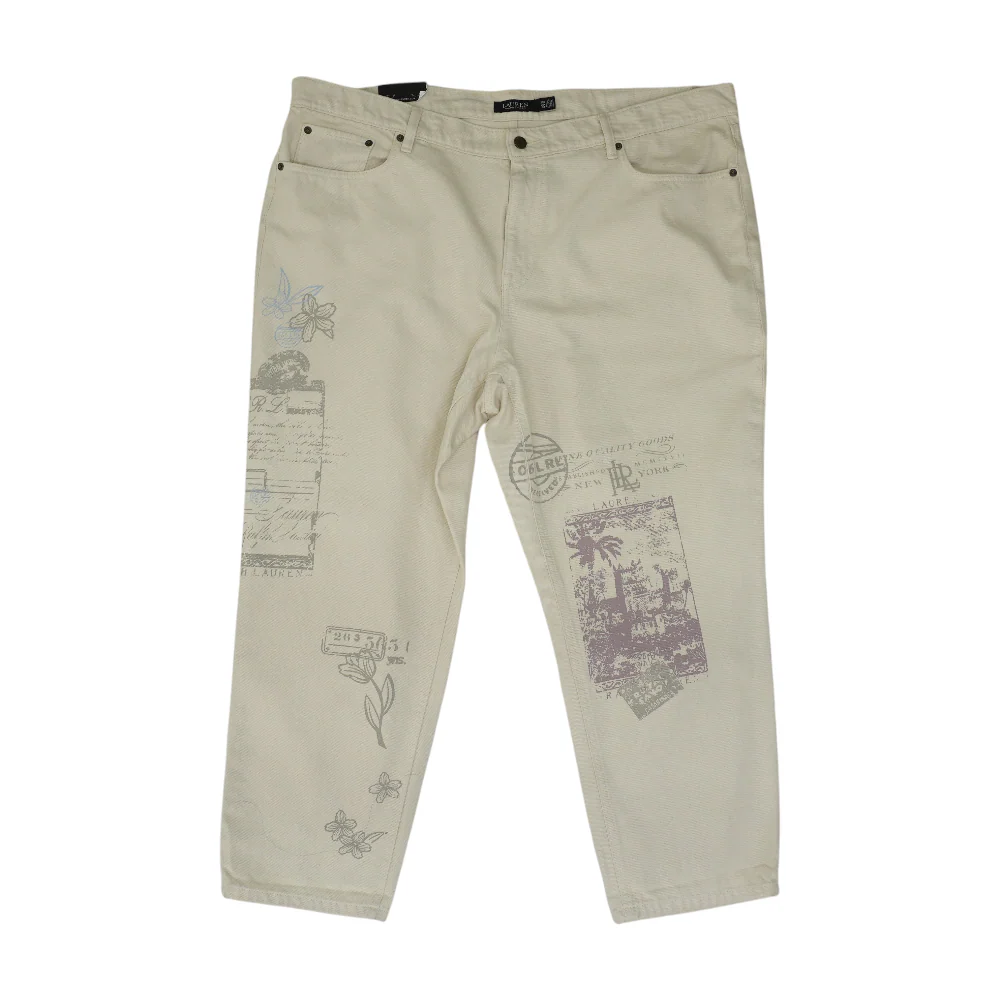 Beige Relaxed Jeans