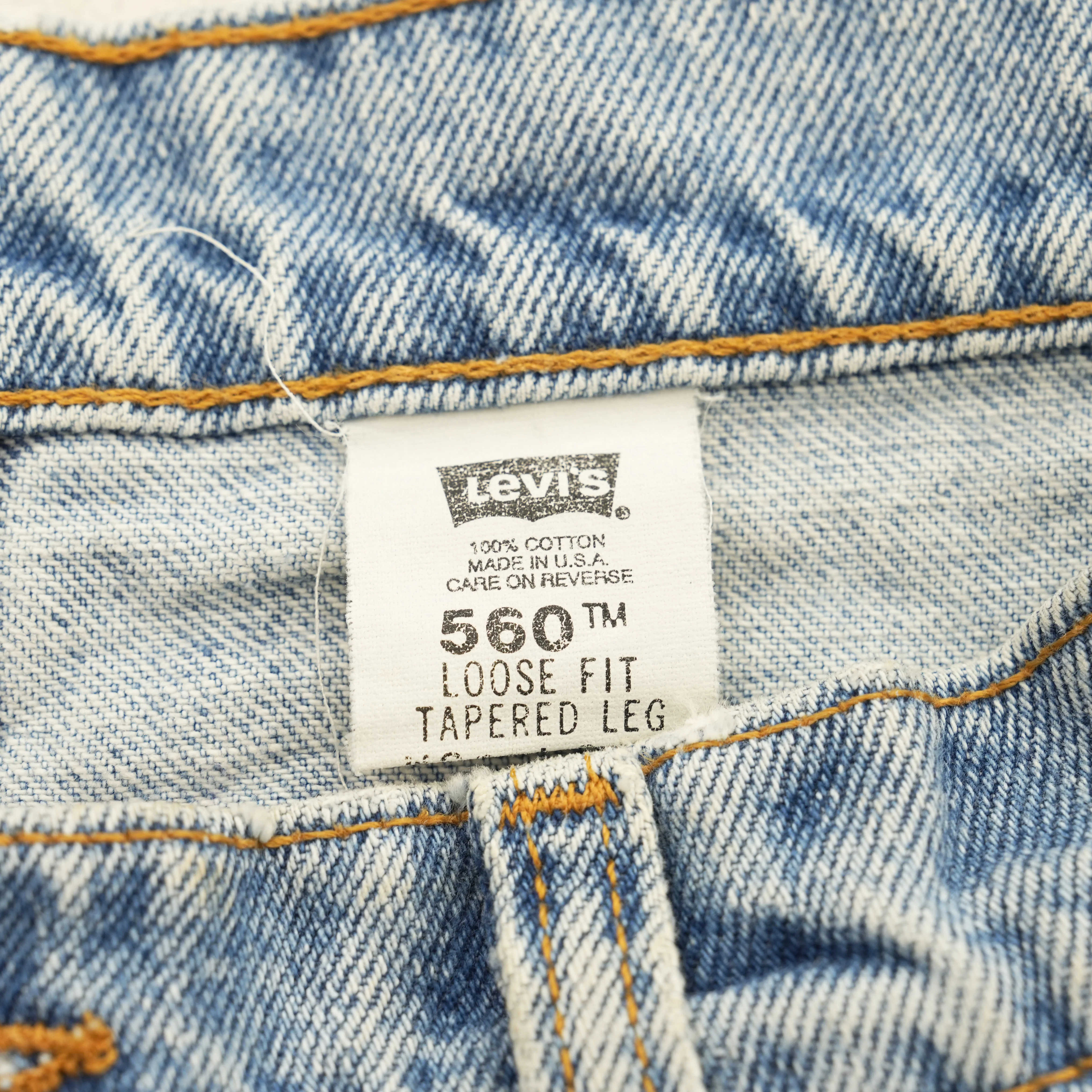 Vintage 560 Loose-Fit Tapered-Leg Denim Jean - Image 3