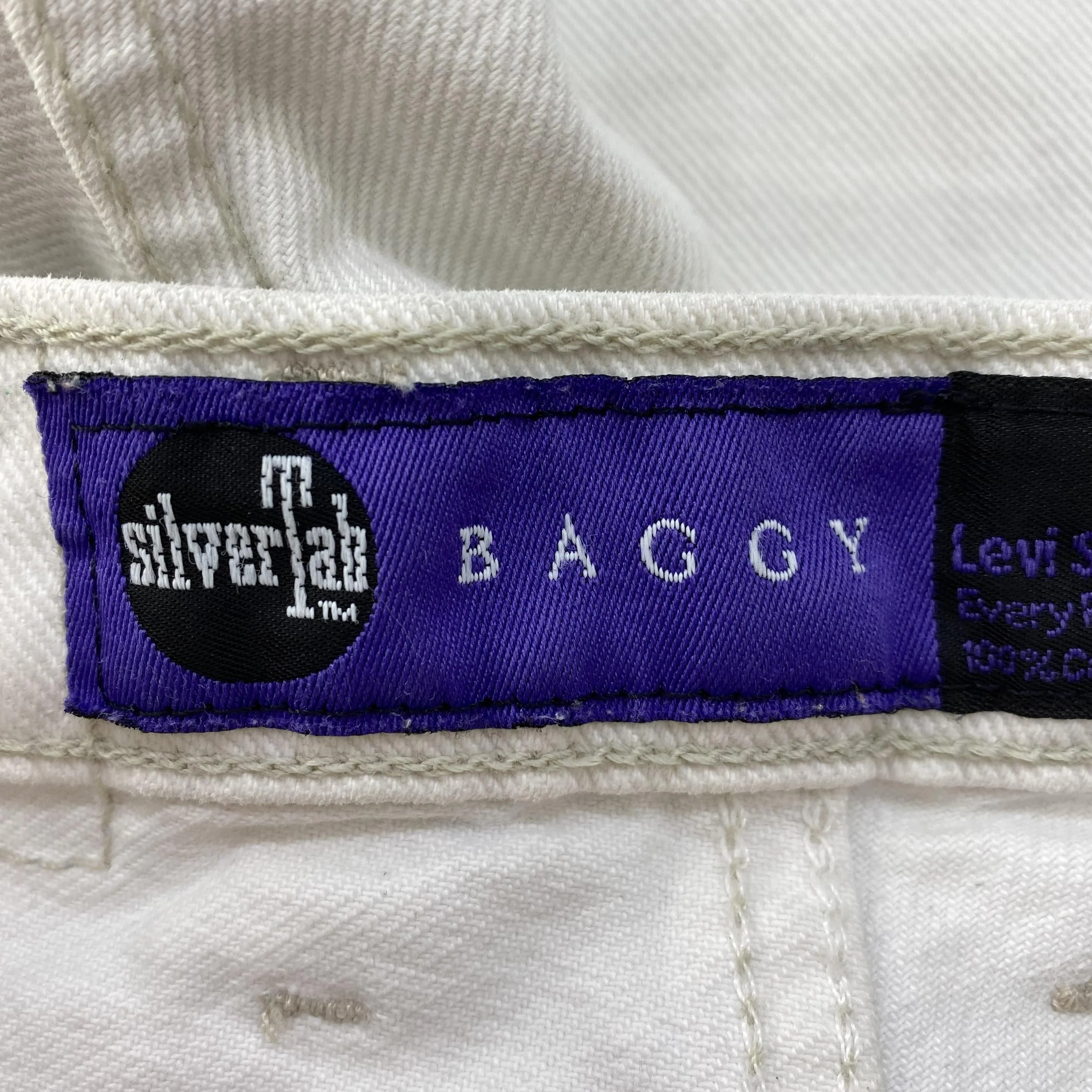 Vintage Baggy Denim Jeans - Image 3