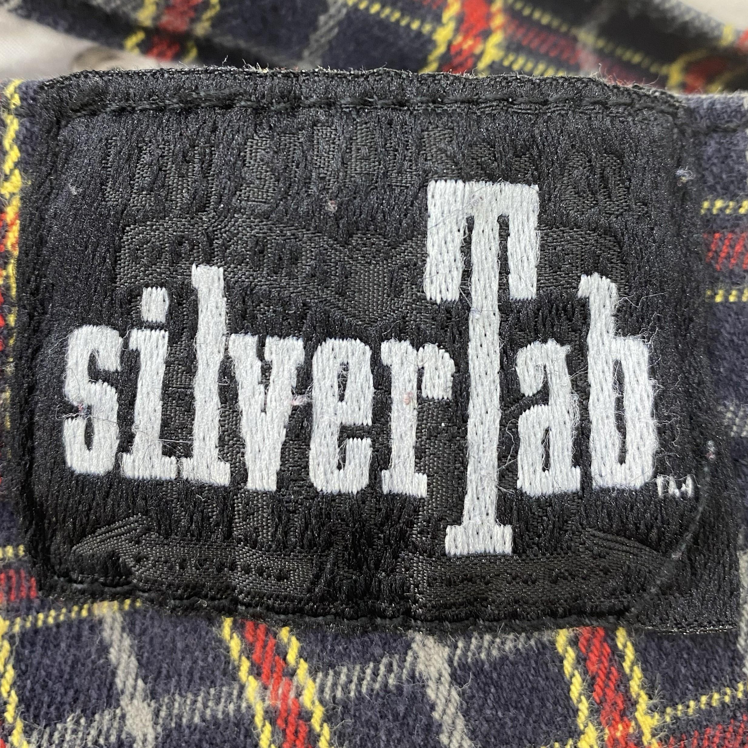 Vintage Navy Plaid Jean - Image 3