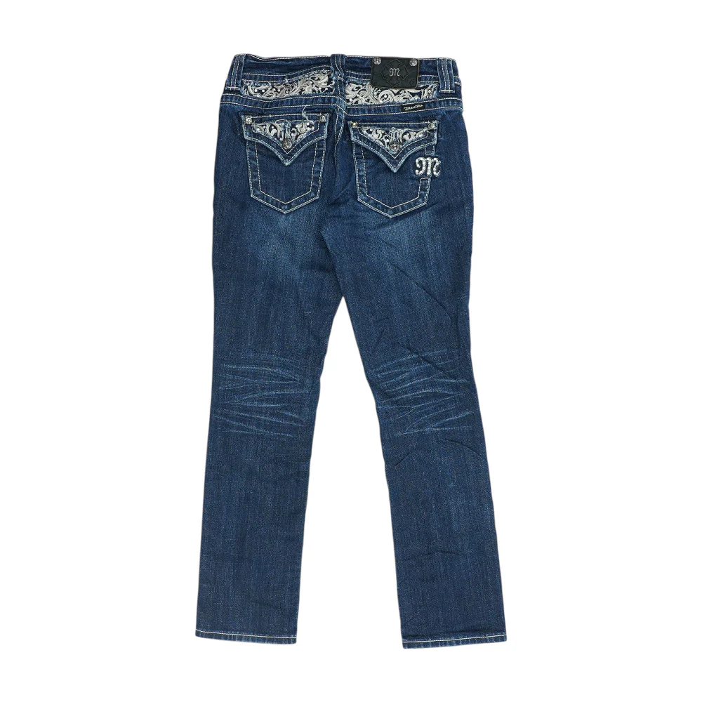 Navy Straight Jeans - Image 2
