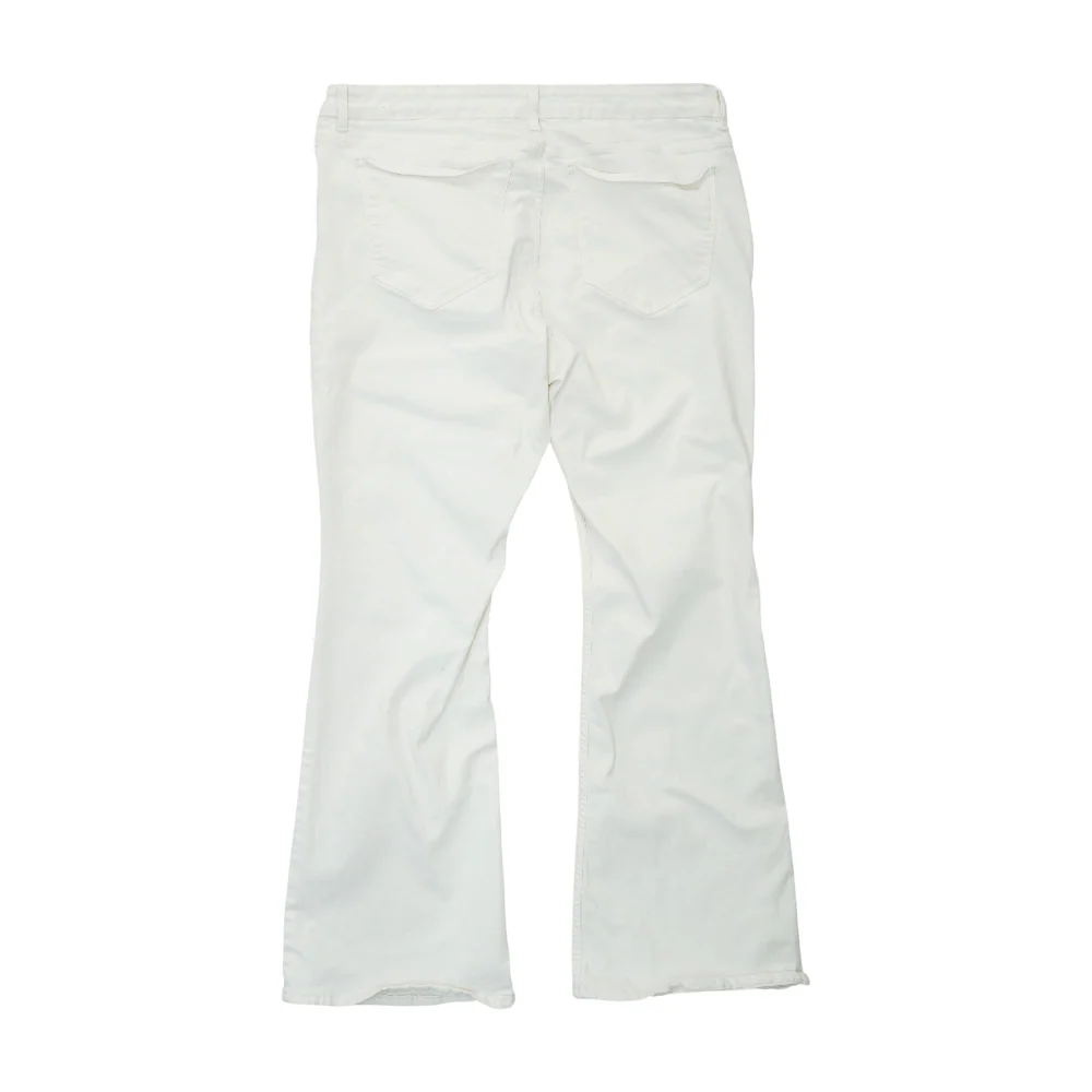 White Plus Wide Leg Jeans - Image 2