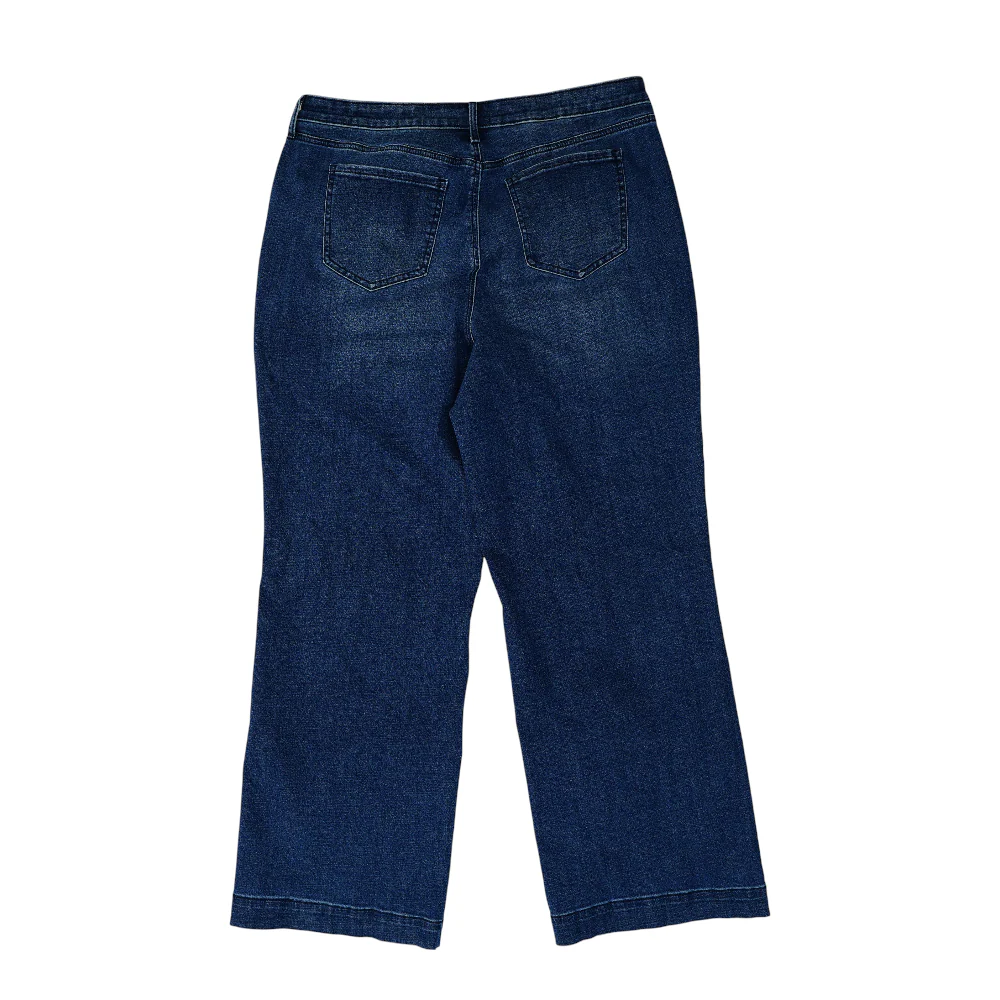 Blue Plus Wide Leg Jeans - Image 2