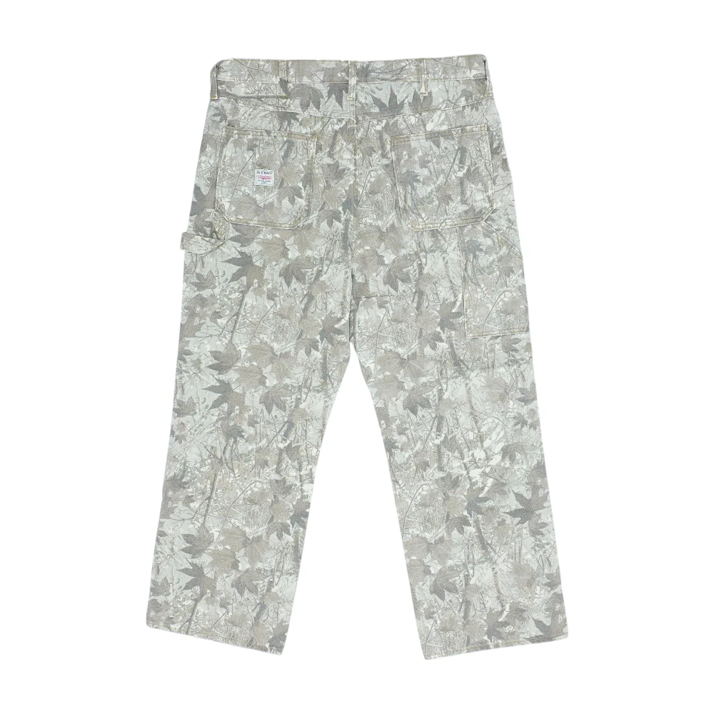 Beige Camo Relaxed Jeans - Image 2