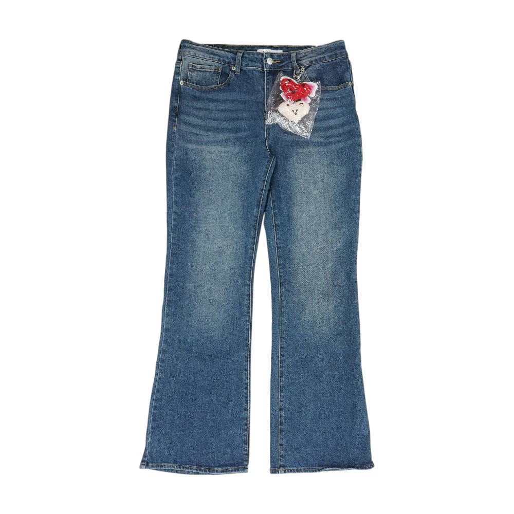 Blue Bootcut Jeans