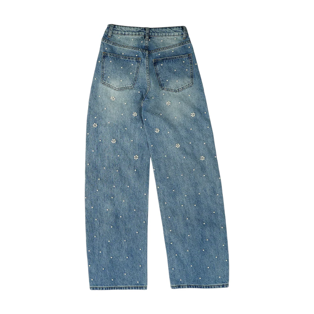 Blue Straight Jeans - Image 2