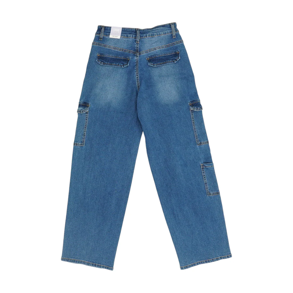 Blue Wide Leg Jeans - Image 2