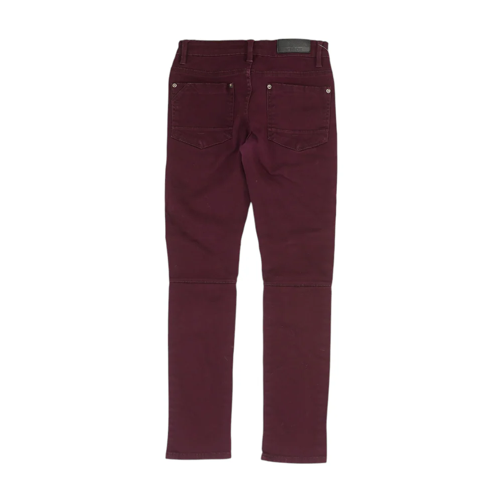 Burgundy Skinny Jeans - Image 2