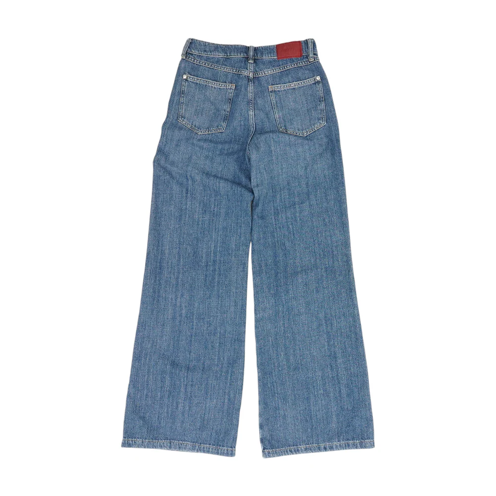 Blue Wide Leg Jeans - Image 2