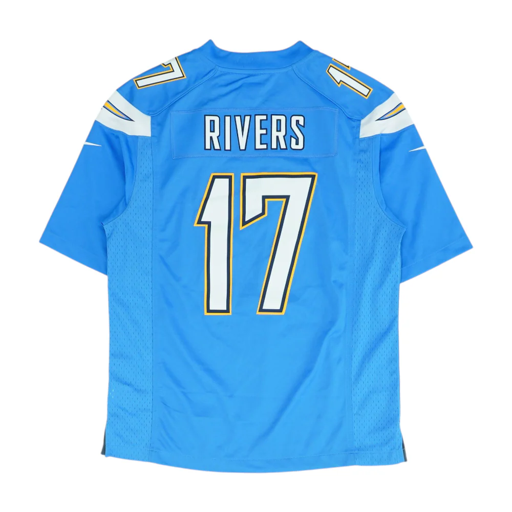 Men's Blue Los Angeles Chargers Short Sleeve Jersey - Image 2