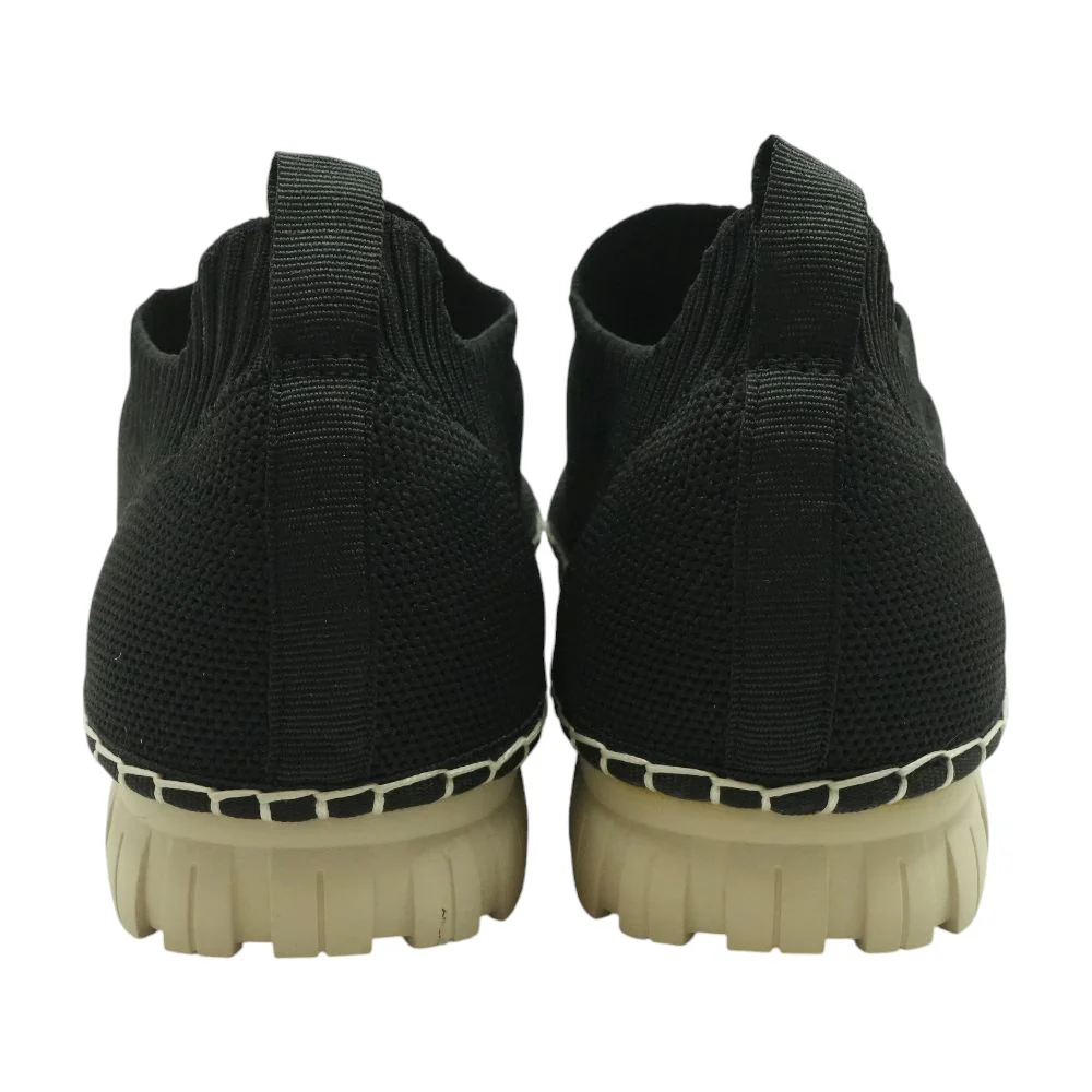Jiselle Black Slip On Athletic Shoes - Image 2