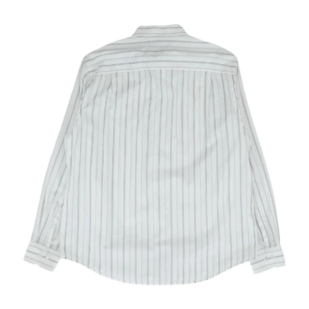 White Striped Long Sleeve Button Down - Image 2