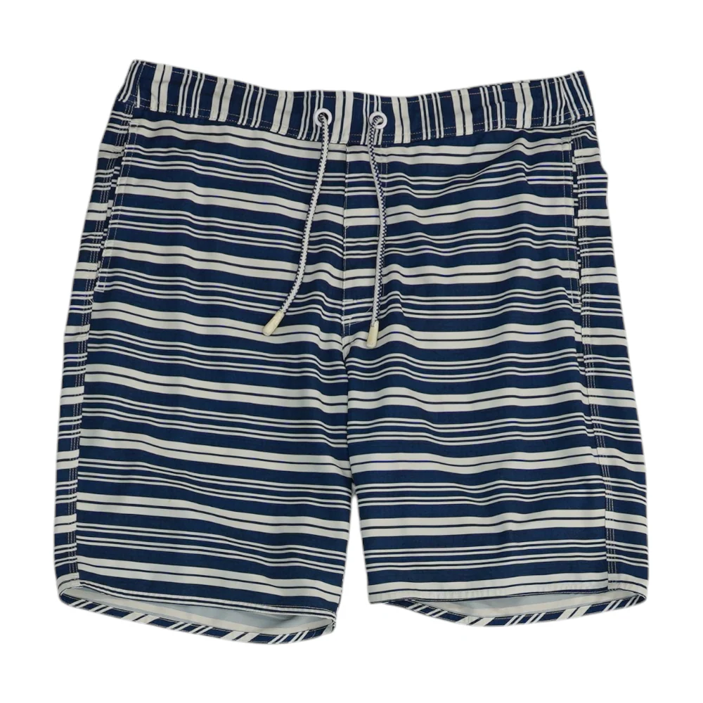 Blue Striped Swim Bottom