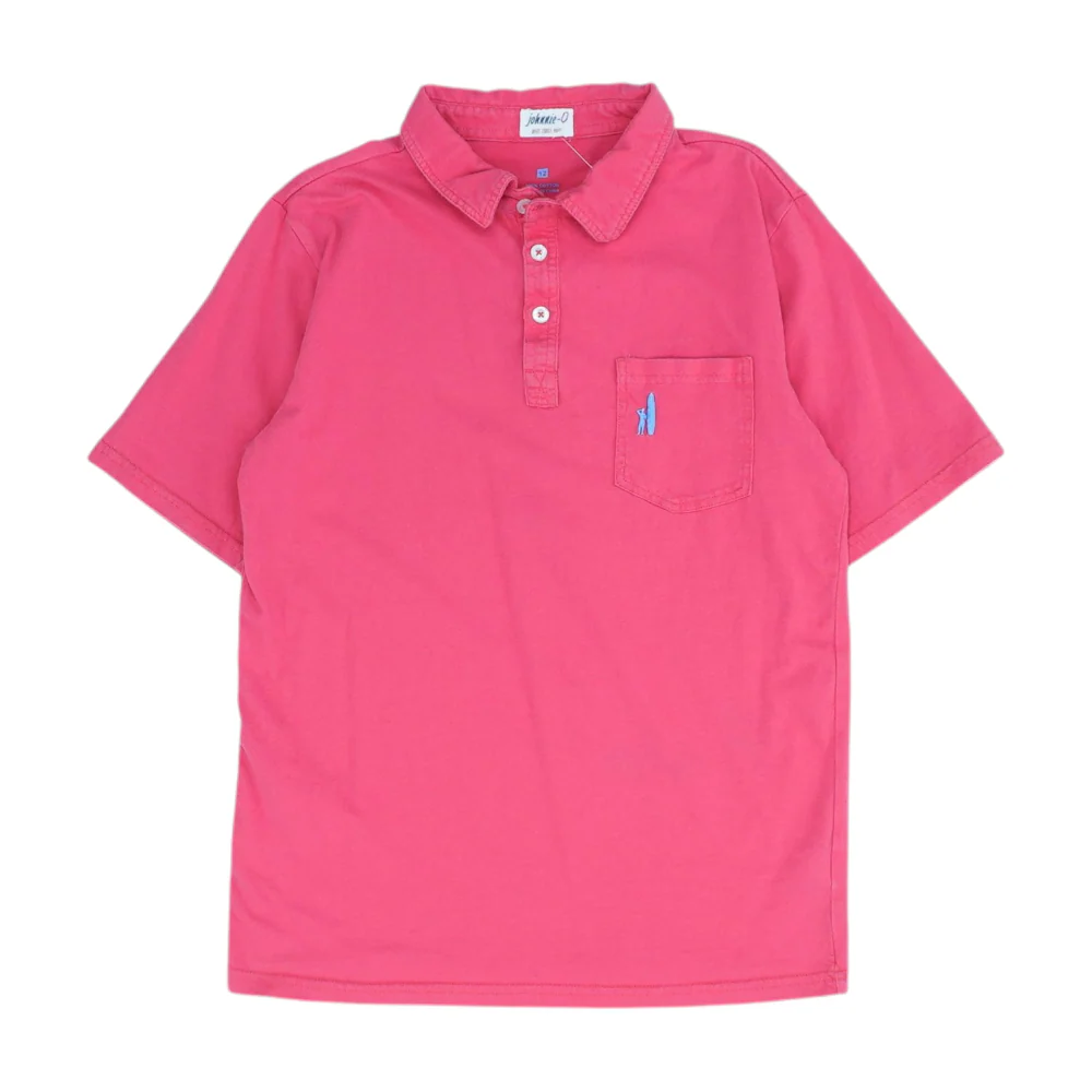 Red Short Sleeve Polo