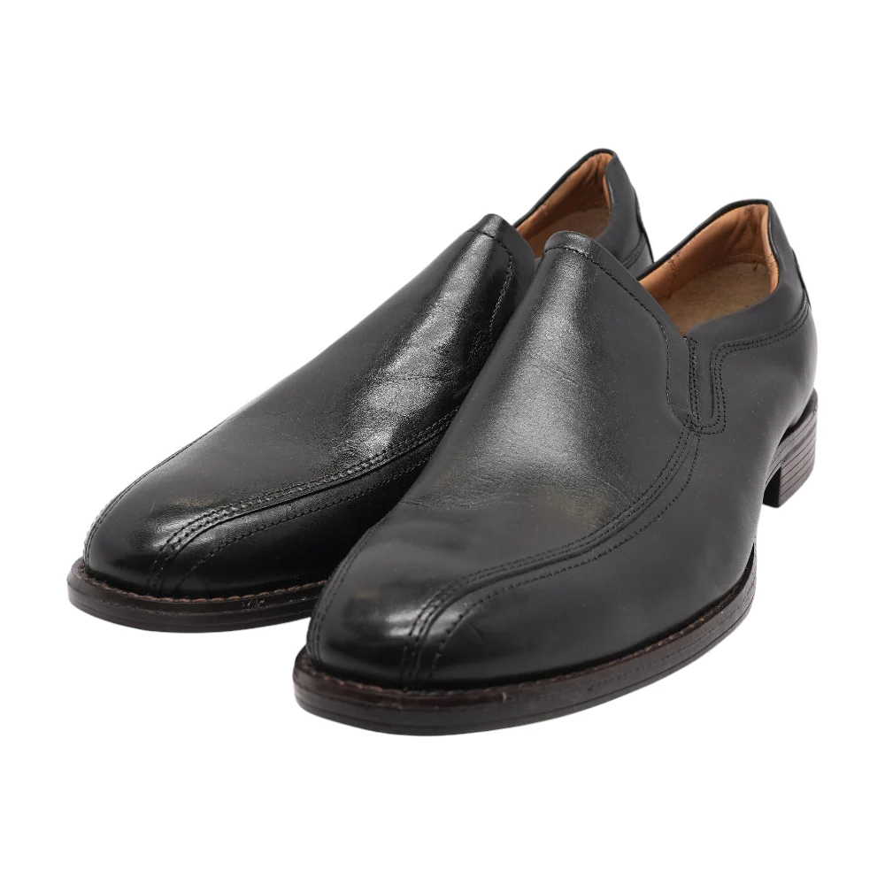 Black Slip-On Casual Shoes