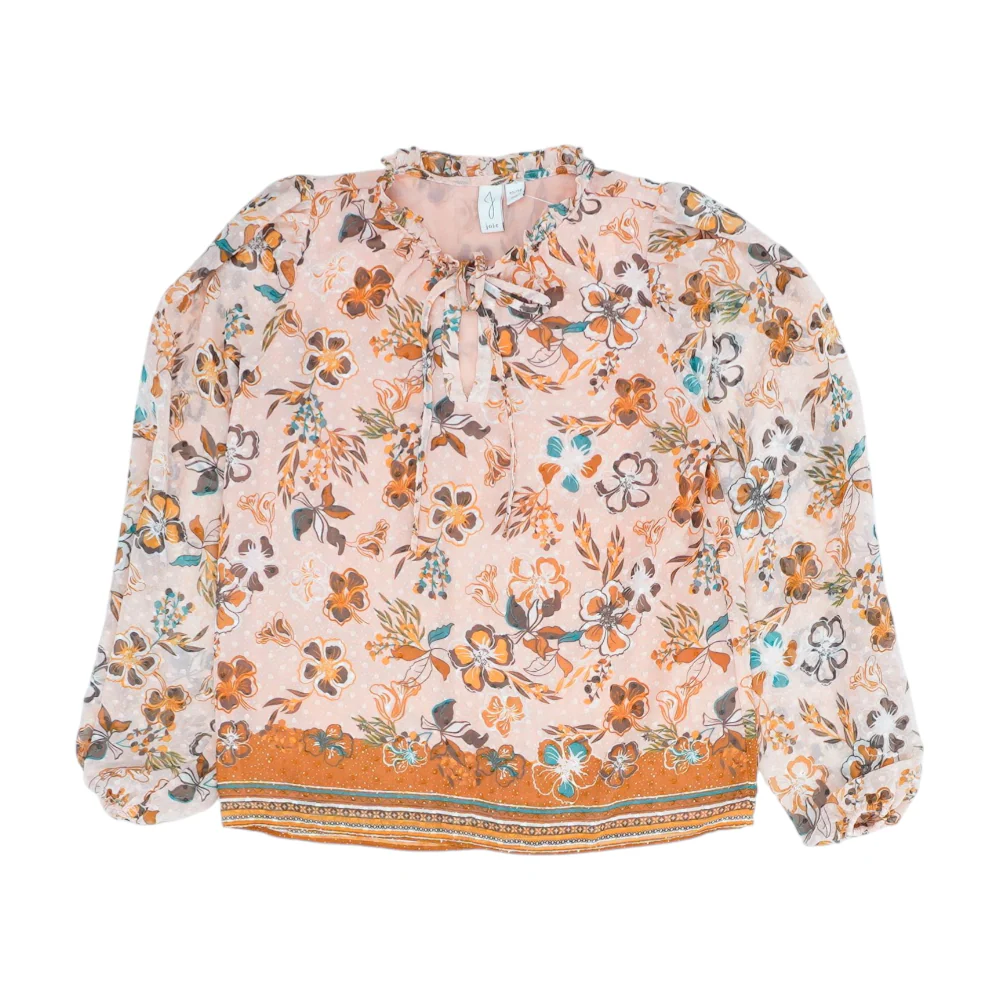 Pink Floral Blouse