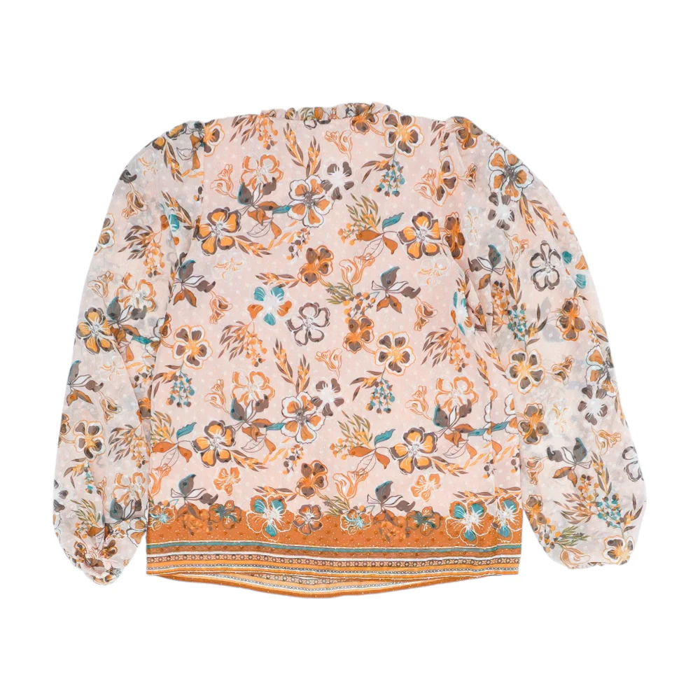 Pink Floral Blouse - Image 2