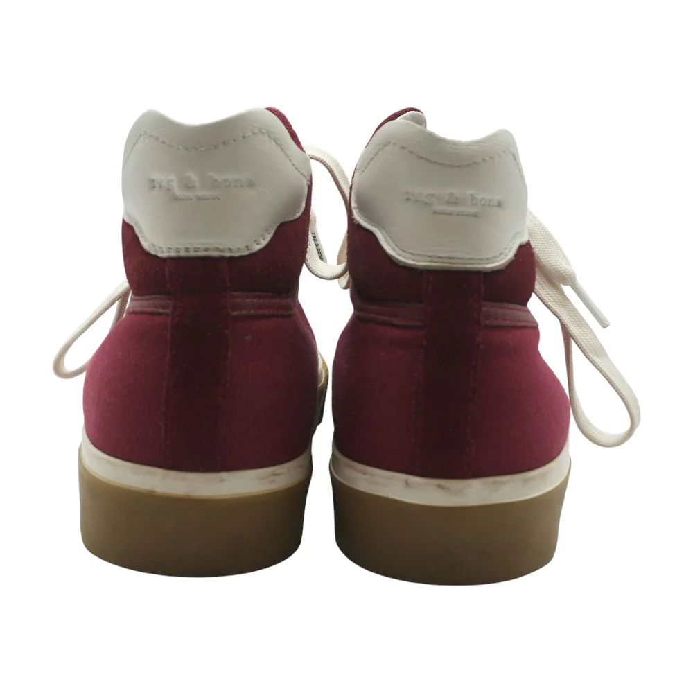Jones Red High Top Athletic Shoes - Image 2