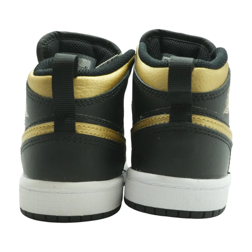 Jordan 1 Mid Black Athletic Shoes - Image 2
