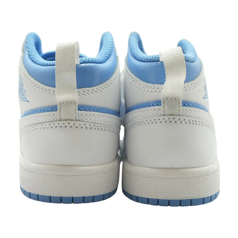 Jordan 1 Mid Blue Athletic Shoes - Image 2