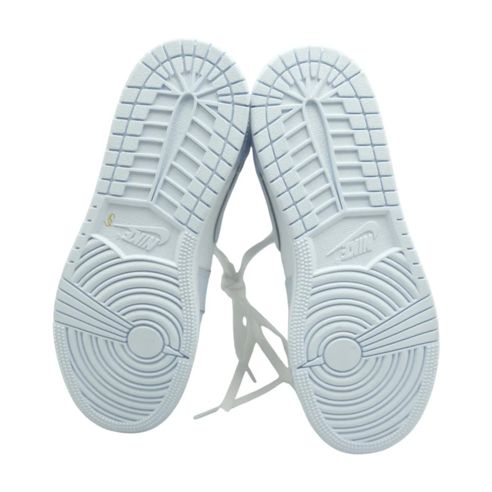 Jordan 1 Mid Blue Athletic Shoes - Image 3