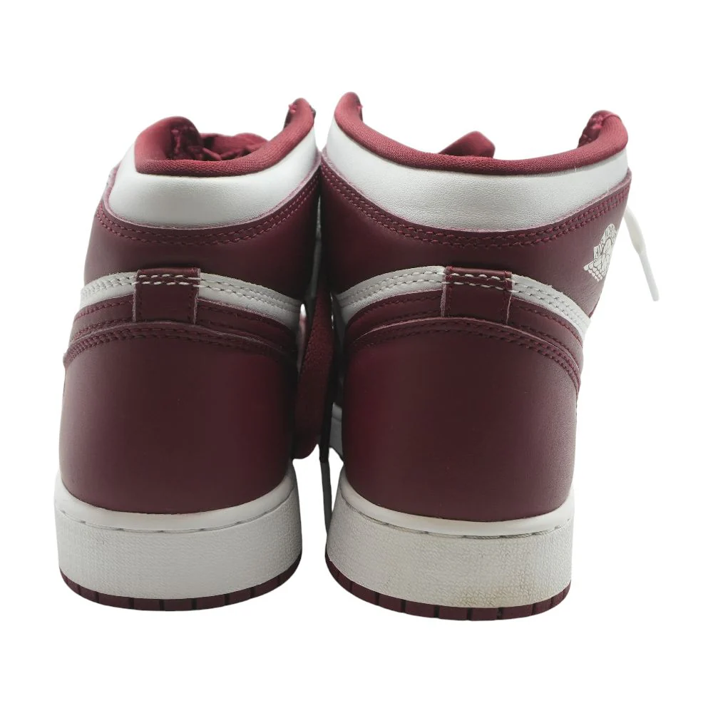 Jordan 1 Retro High OG Red Leather Athletic Shoes - Image 2