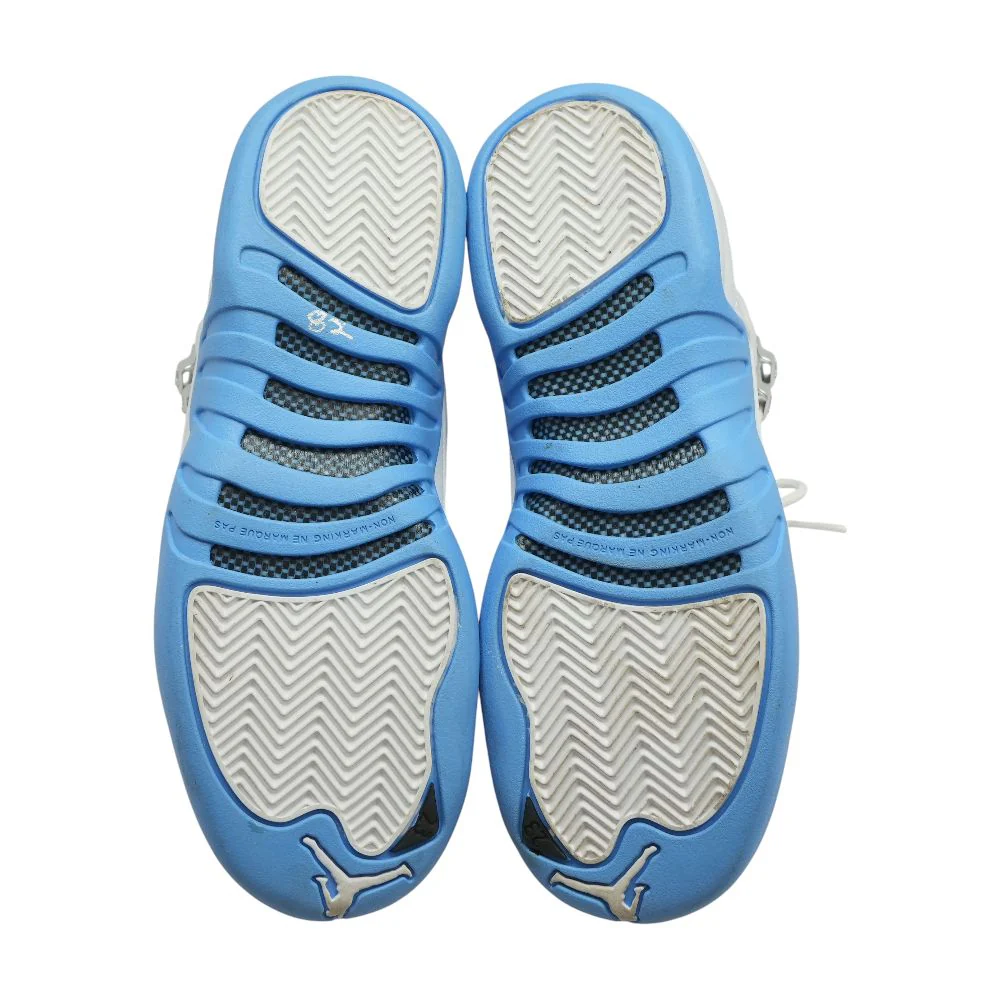 Jordan 12 Retro Blue Athletic Shoes - Image 3