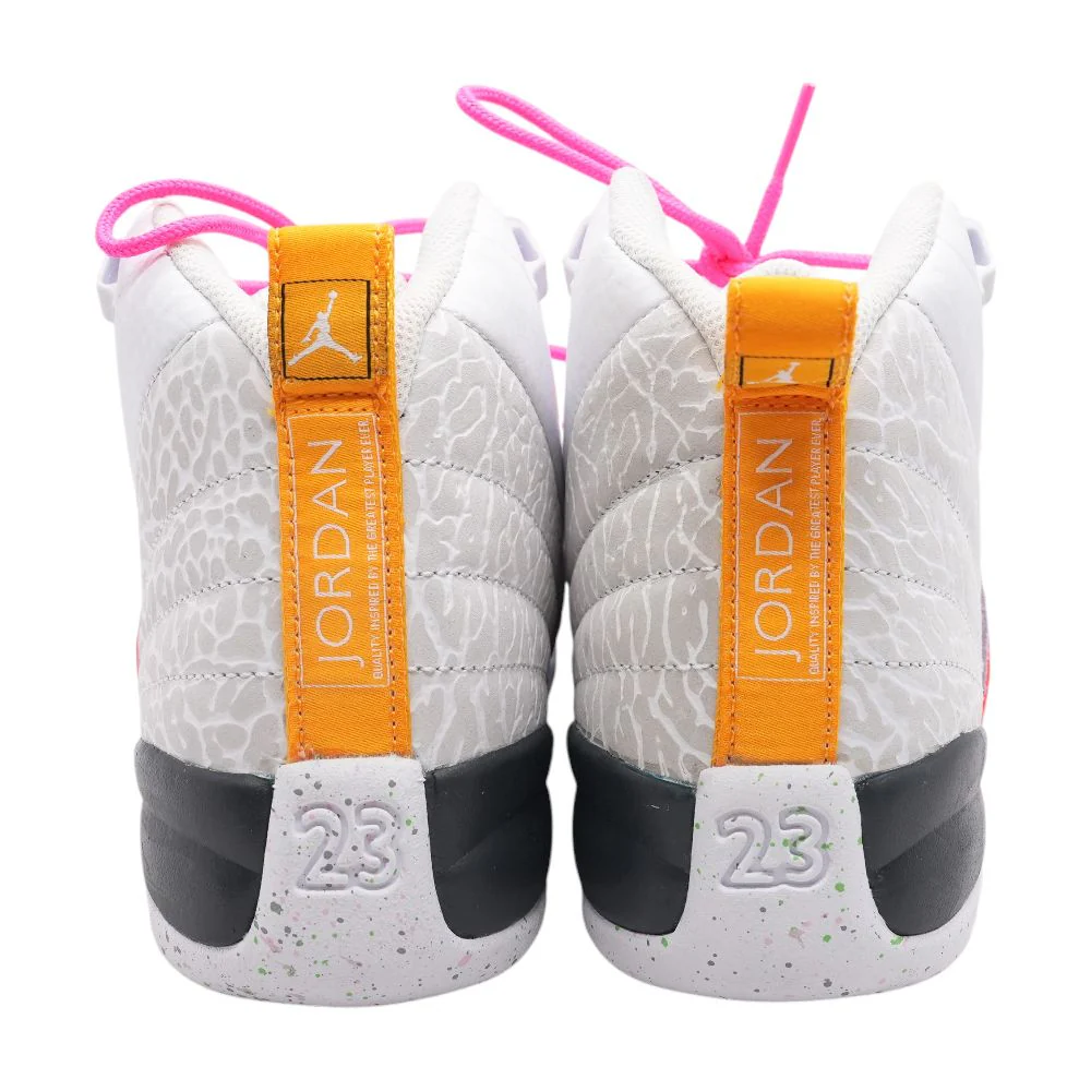 Jordan 12 Retro White Athletic Shoes - Image 2