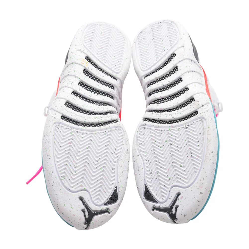 Jordan 12 Retro White Athletic Shoes - Image 3