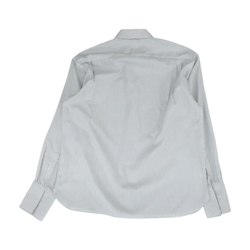 White Striped Long Sleeve Button Down - Image 2
