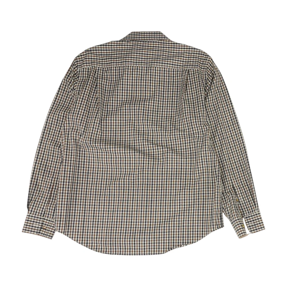Brown Check Long Sleeve Button Down - Image 2