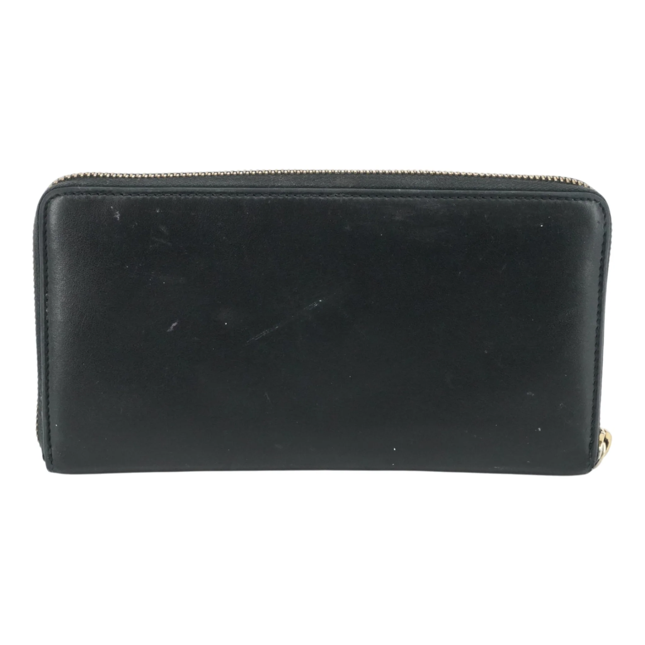 Black Jumbo GG Long Leather Wallet - Image 2