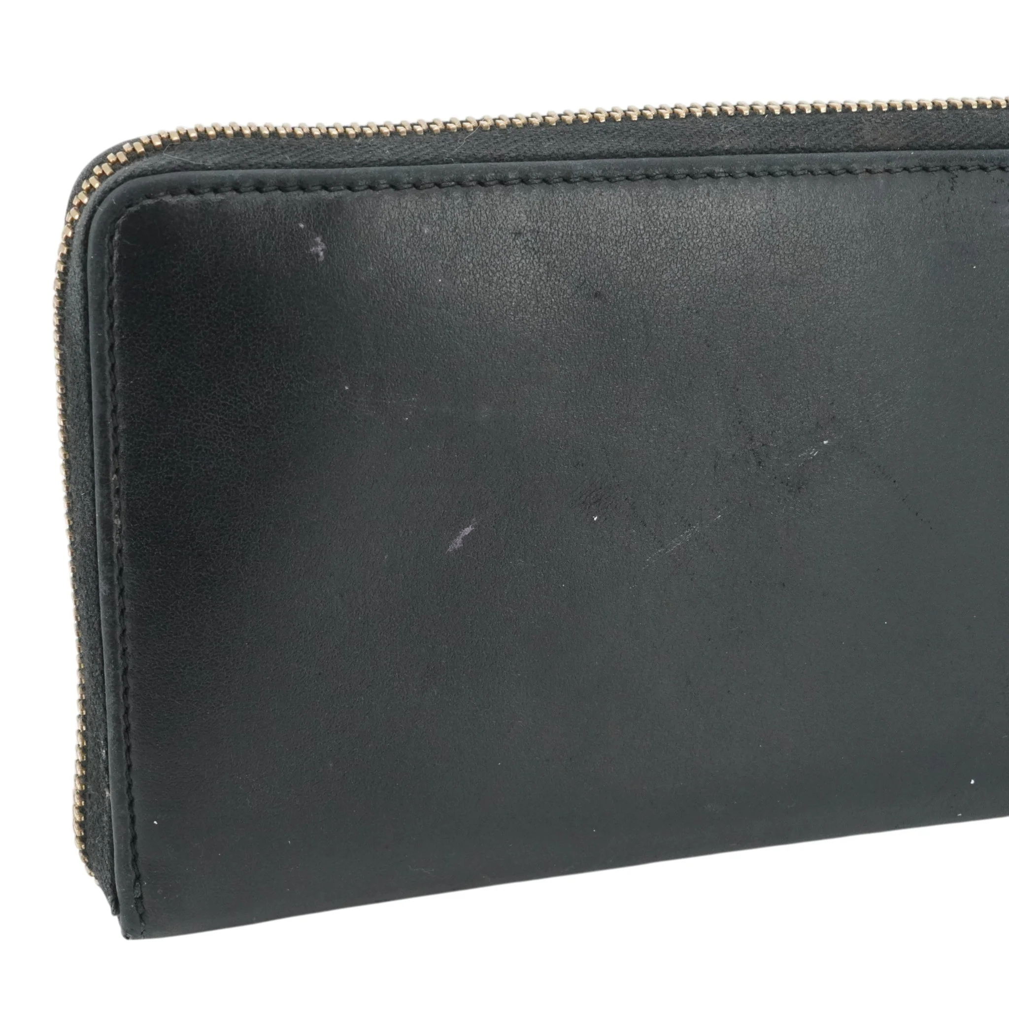 Black Jumbo GG Long Leather Wallet - Image 6