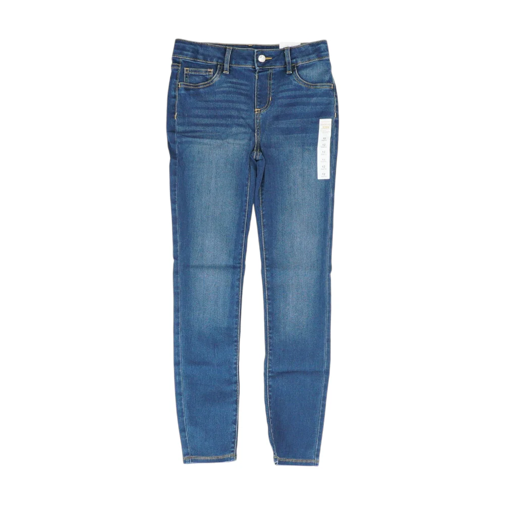 Blue Solid Jeans