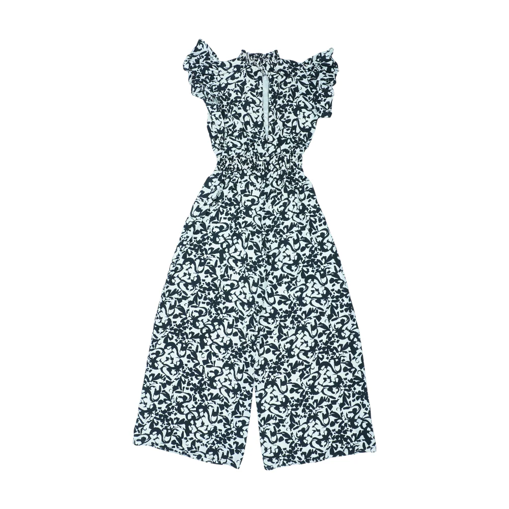 Black Abstract Jumpsuit - Image 2
