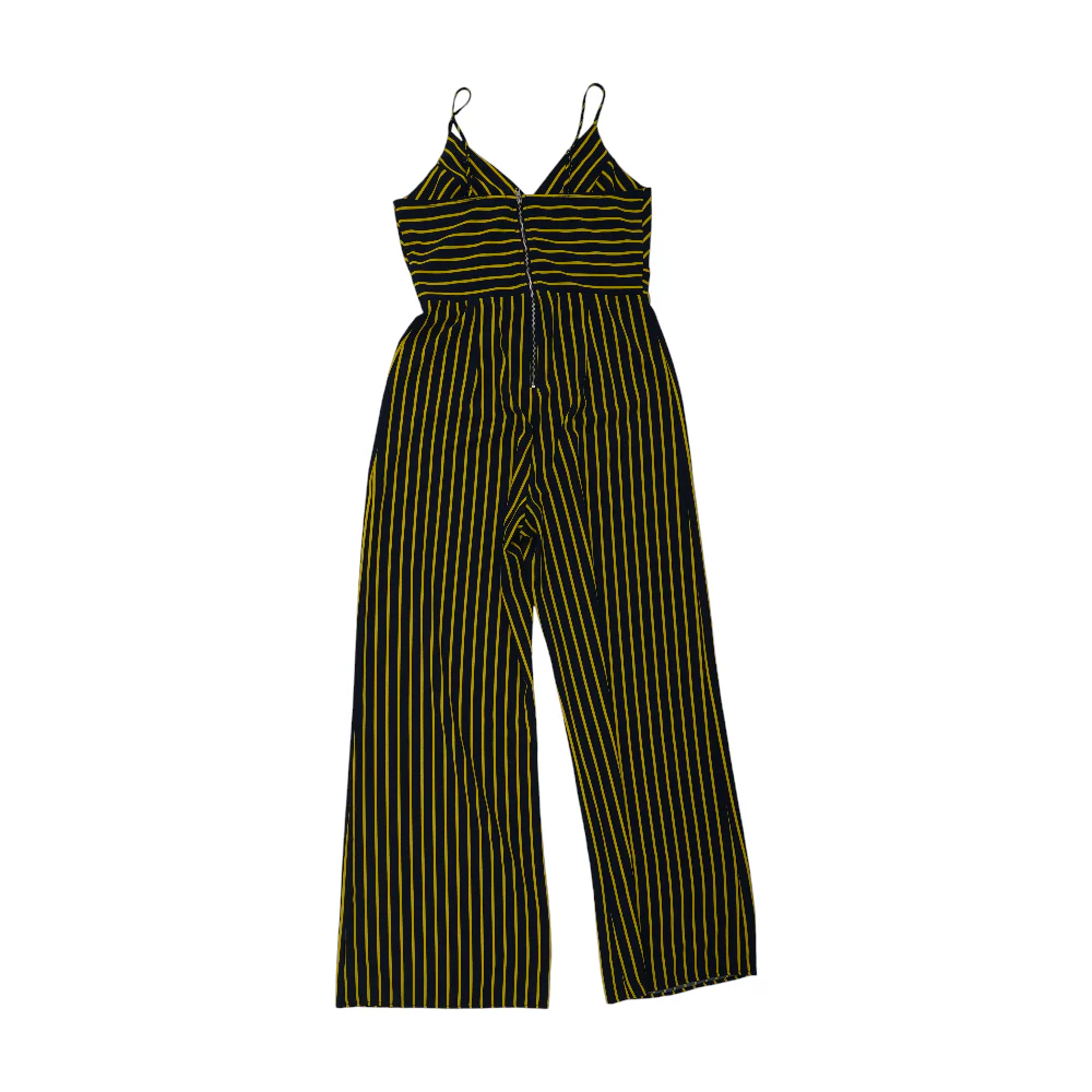 Navy Striped Jumpsuit - Image 2