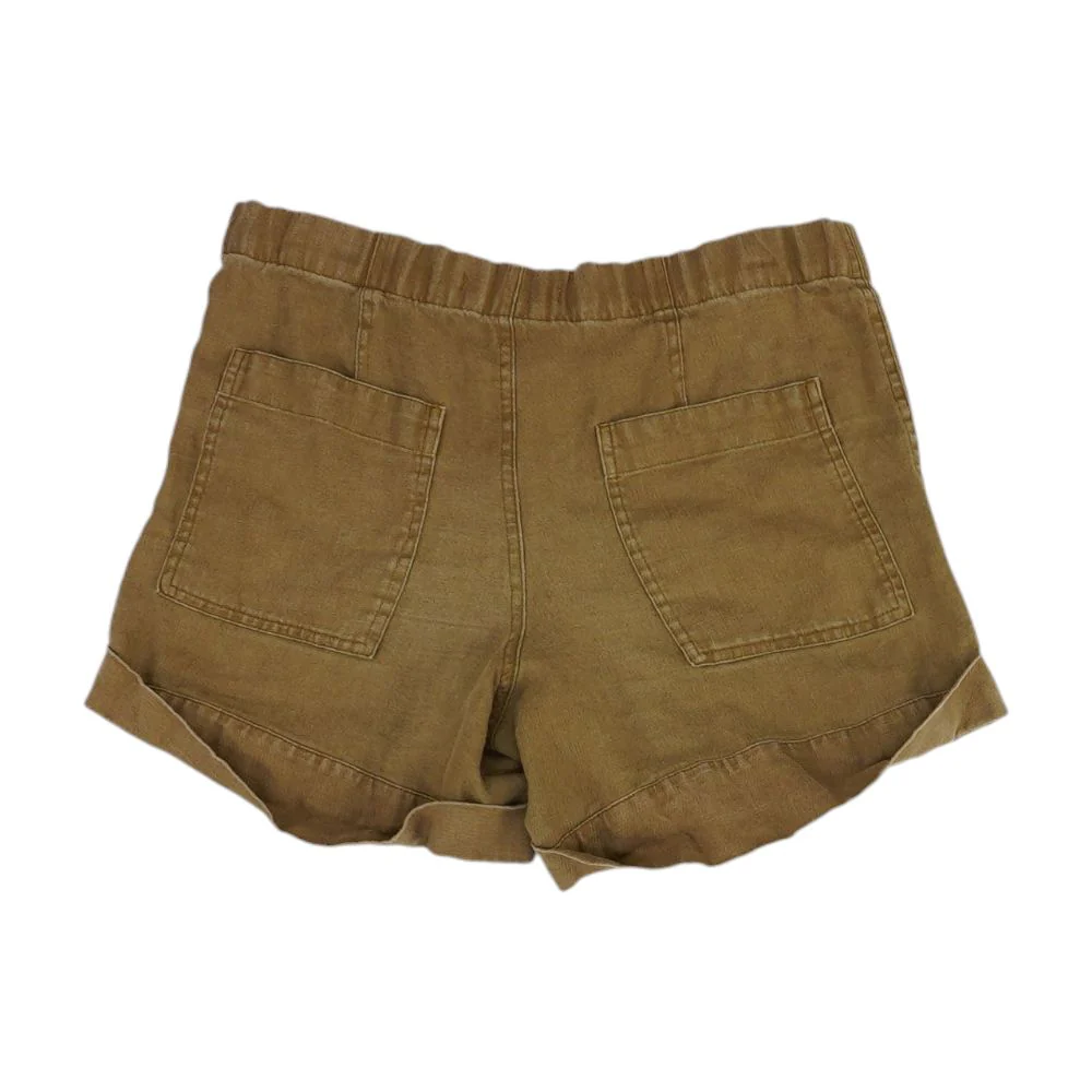 Khaki Active Shorts - Image 2