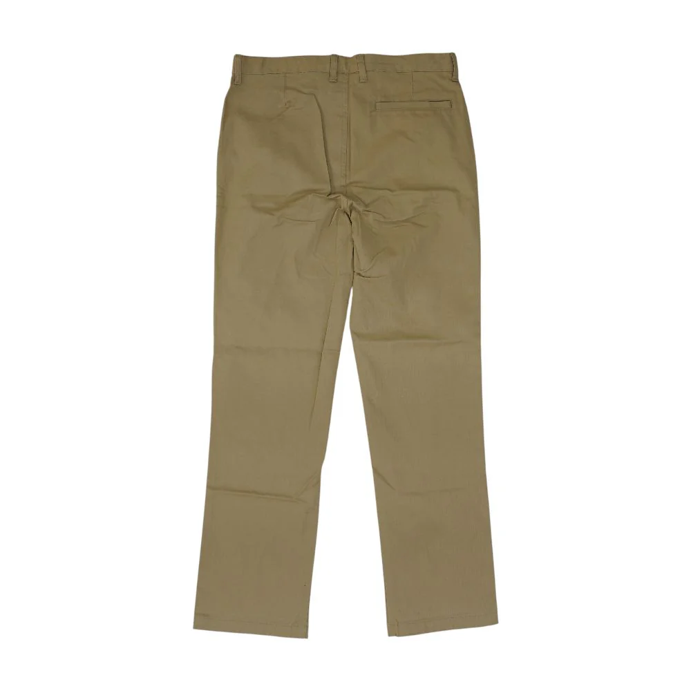 Khaki Solid Chino Pants - Image 2