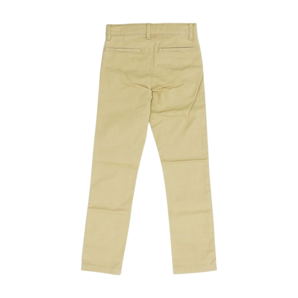 Khaki Solid Chino Pants - Image 2