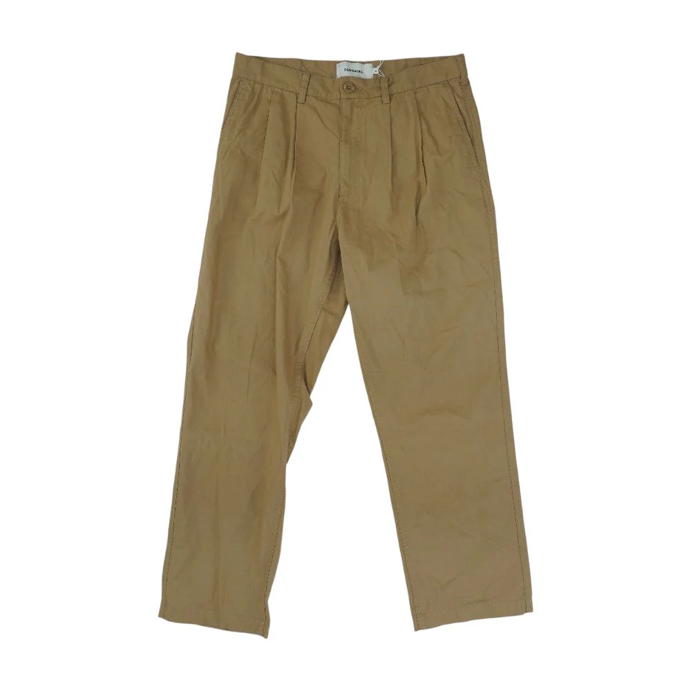 Khaki Solid Chino Pants