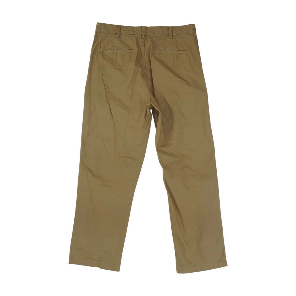 Khaki Solid Chino Pants - Image 2