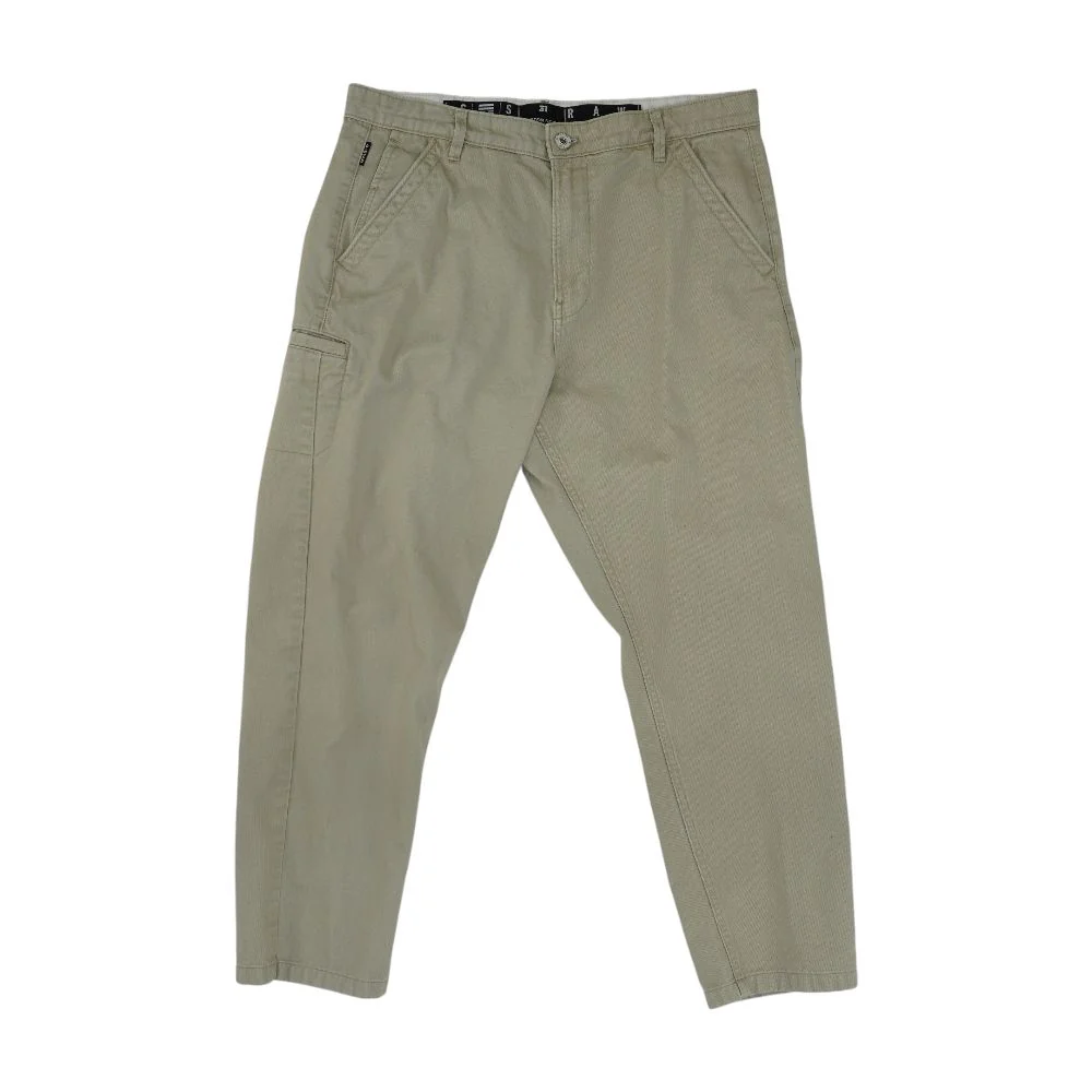 Khaki Solid Chino Pants