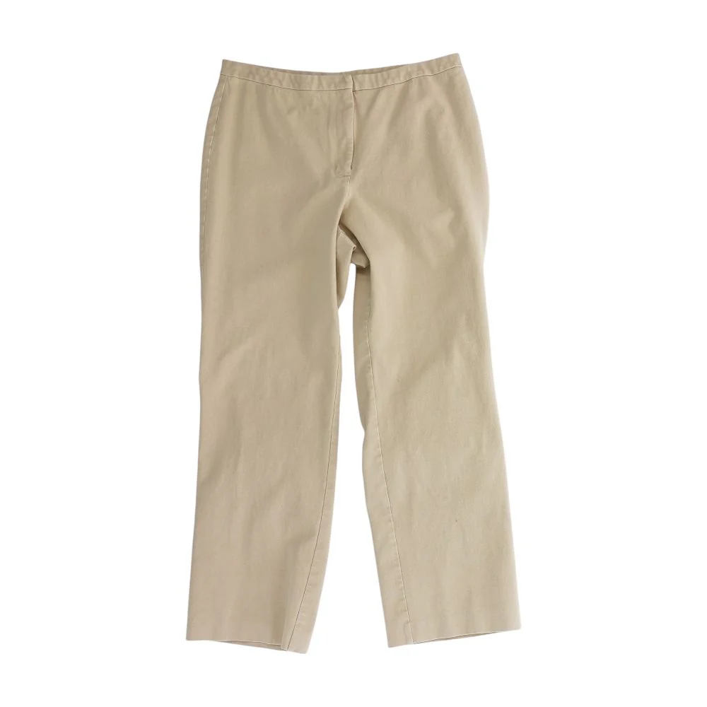 Khaki Solid Chino Pants