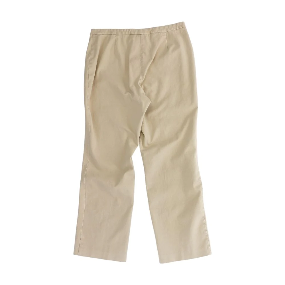 Khaki Solid Chino Pants - Image 2