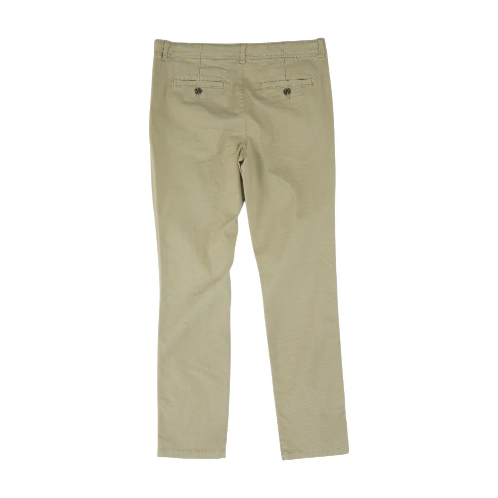 Khaki Solid Chino Pants - Image 2