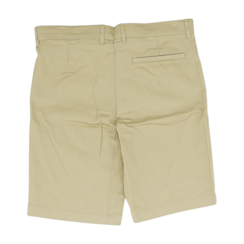 Khaki Solid Chino Shorts - Image 2