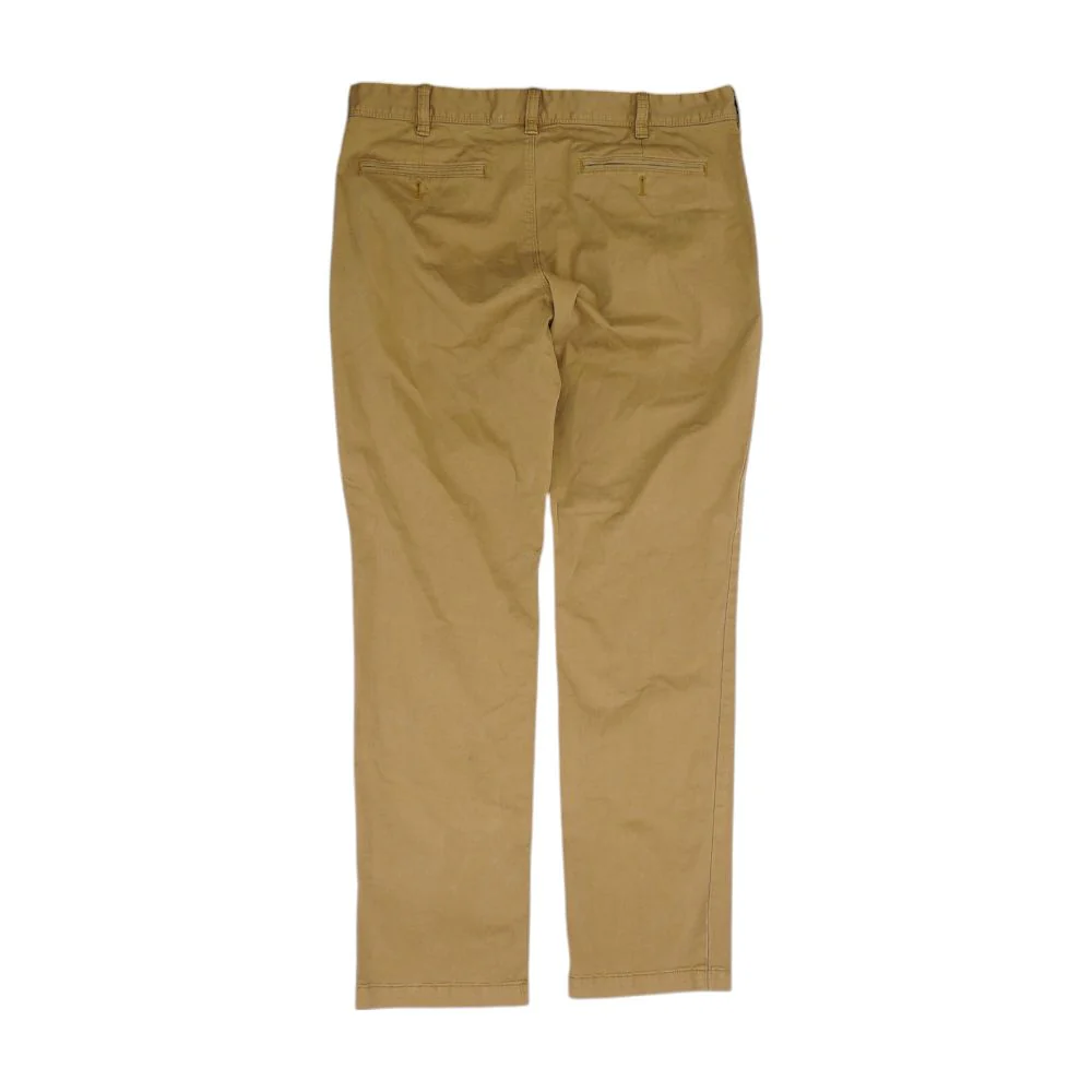 Khaki Solid Khaki Pants - Image 2